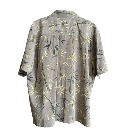 Jamaica Jaxx XXL Mens Hawaiian Print Silk Short Sleeve Button-Down Shirt - Picture 2 of 7